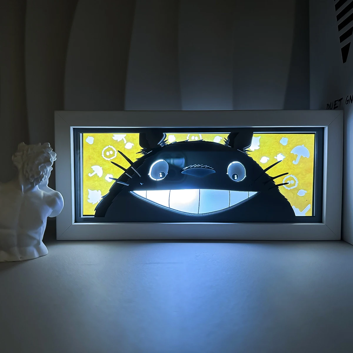 New 3D Anime Light Box Led Paper Carving Lamp 16 Colors Cartoon Manga Shadow Glowing Lightbox Table Lamp for Boys Friend Gift