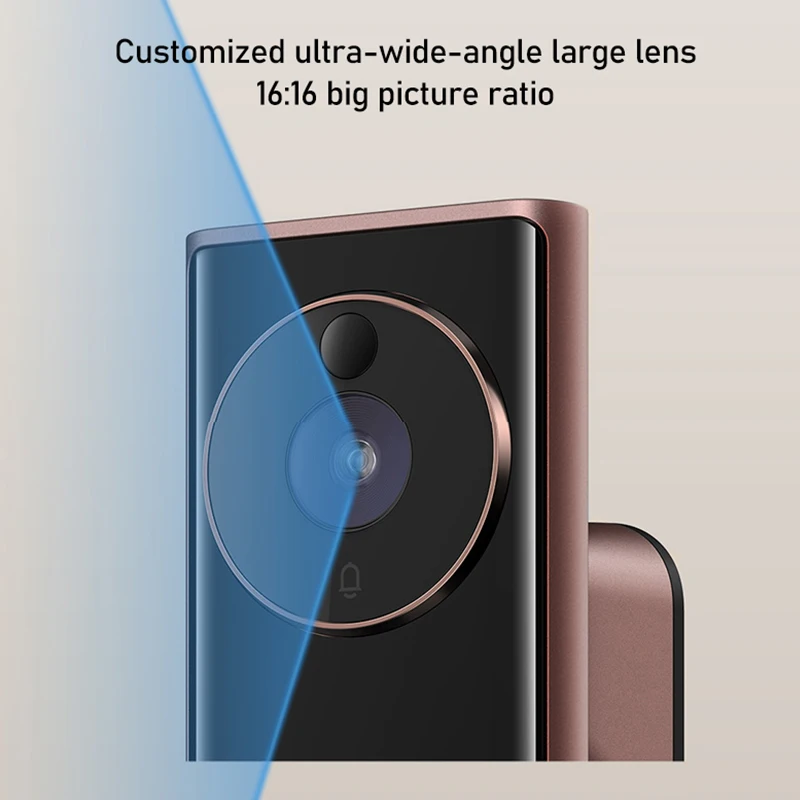 Loock Smart Door Lock R1M with 1080P Camera MiHome APP Visual Remote Intercom Electronic Doorbell Fingerprint Lock Digital Lock