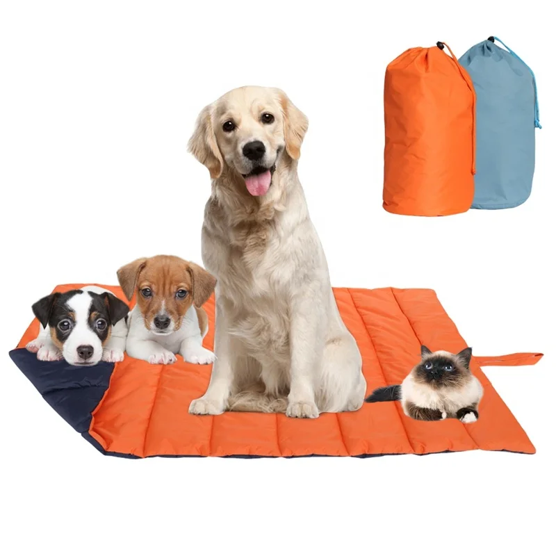 Outdoor dog bed waterproof washable large size durable waterproof portable camping travel pet mat
