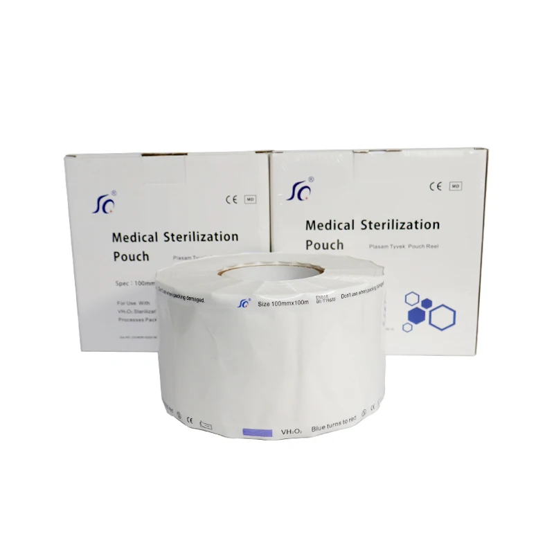 cheap Plasma Sterilization Medical Packing Tyvek Pouches Roll supplier