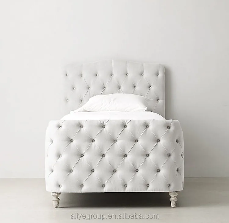 Home decoration Deluxe Wood Platform Bed with Headboard / No Box Spring Queen