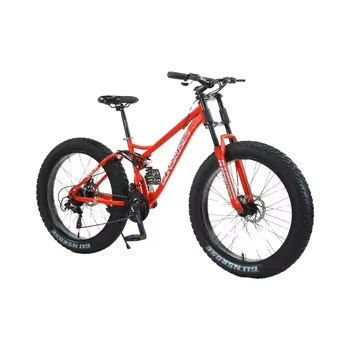 Adult  Bike with Full Suspension 21 Speed 26 Inch MTB Frame Downhill Bicicleta Snow Mountainbike Fat Tire