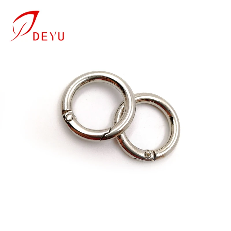 Wholesale 9.5cm O ring handle metal bag hardware accessories for bags