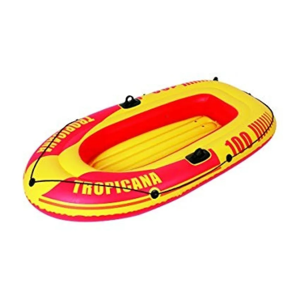Дешевая цена Tropicana 100 Тяжелая надувная лодка из ПВХ для 3 1erson