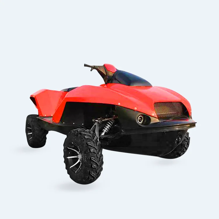 Supports Customization China Leading Brand Hison Quad Ski Amphibious Amphibious Vehicle Motorboat
