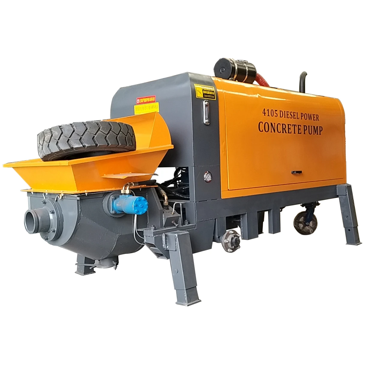 china hydraulic concrete pump truck diesel truck-mounted concrete pumps High efficiency concrete pump for spraying