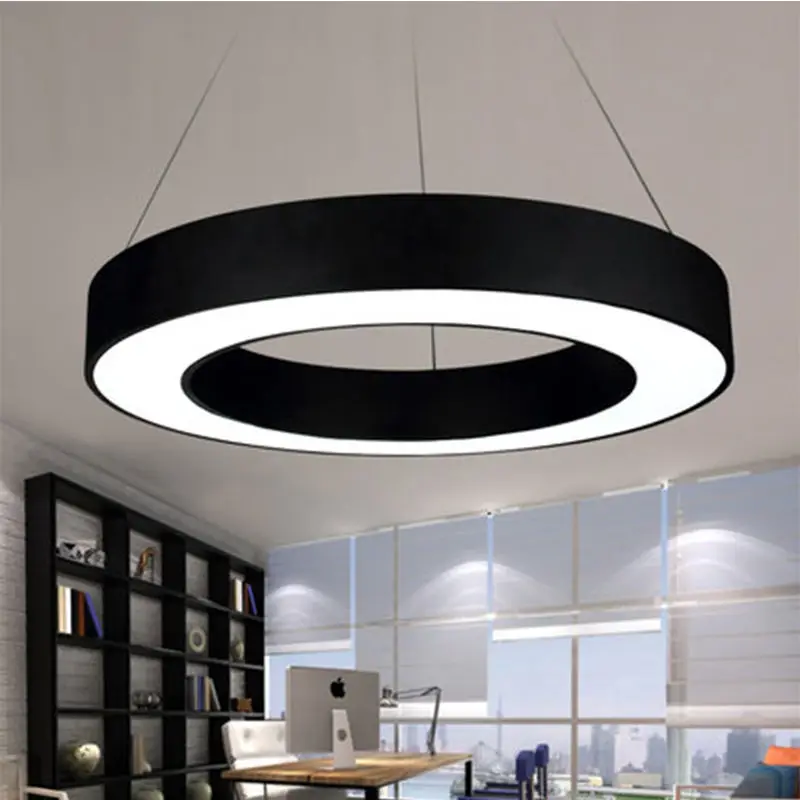 Pop ceiling design Circular Chandelier Round Hanging electrical lamp cycle pendant light for home decor
