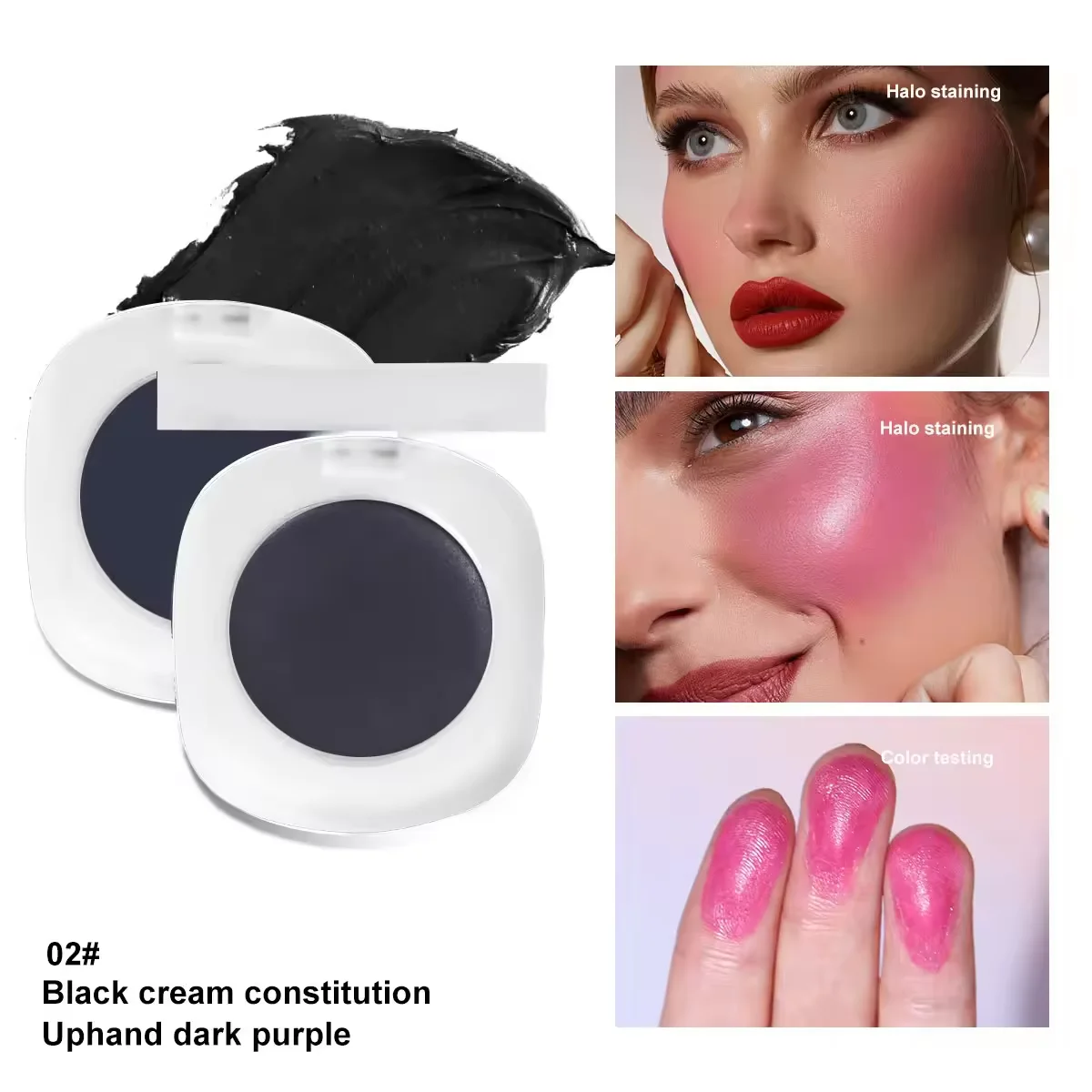 Black Magic Blush Cream Can Be Used On Cheeks And Lips Private Label PH  Colour  Changing Blush Cream