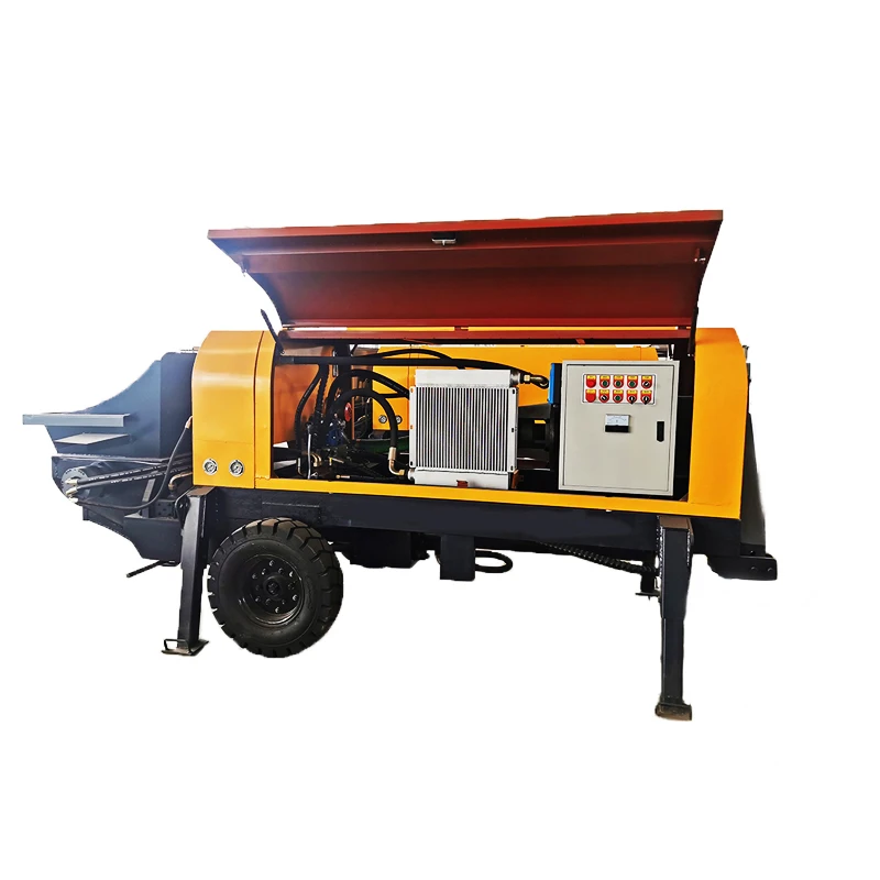 Diesel concrete pump High-Quality Efficient Pumpcrete Applications Concrete Pump Concrete Pump with Mixer for Sale