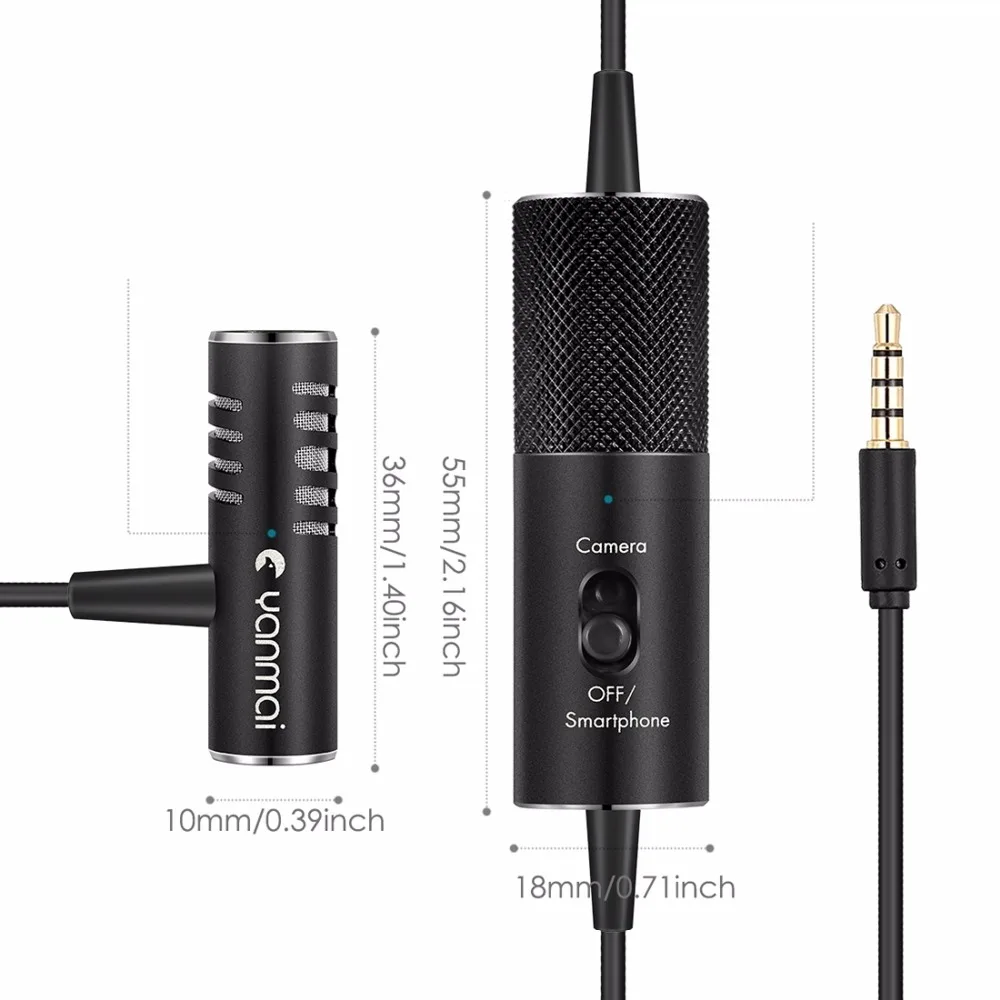 
Wholesale Clip On Mic Wireless Lapel Lavalier Microphone to lightning for Vlogging Video Recording Voiceover Live 