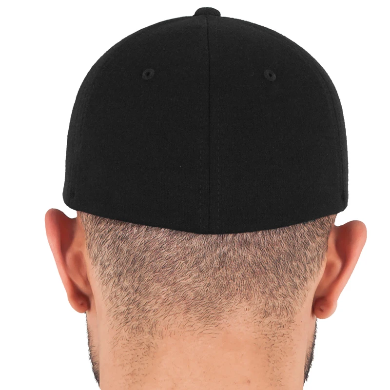 closed back embroidery blank flat brim custom flex snapback fitted hats for men