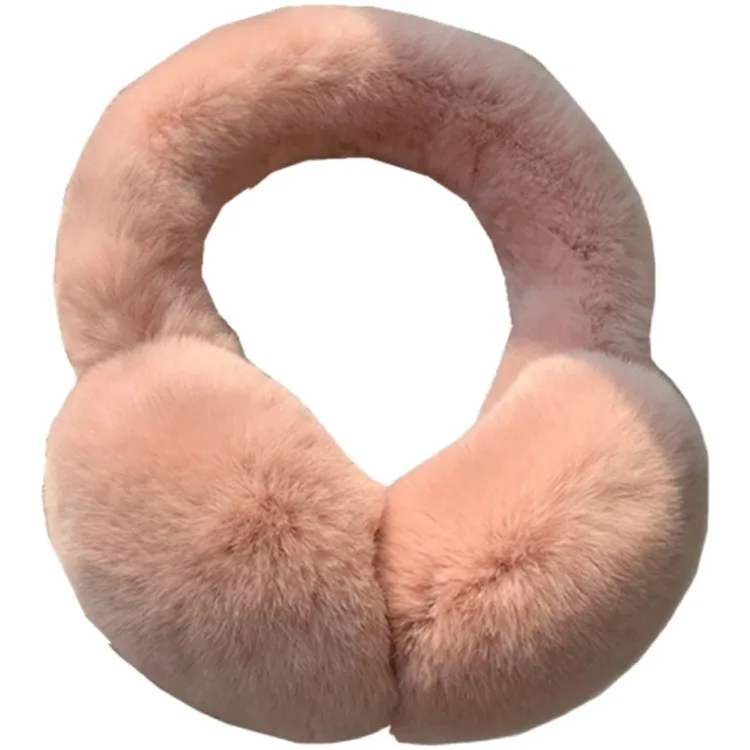 High Quality Customized Outdoor Rabbit Fur Earmuffs Winter Warmer Earmuffs For Women