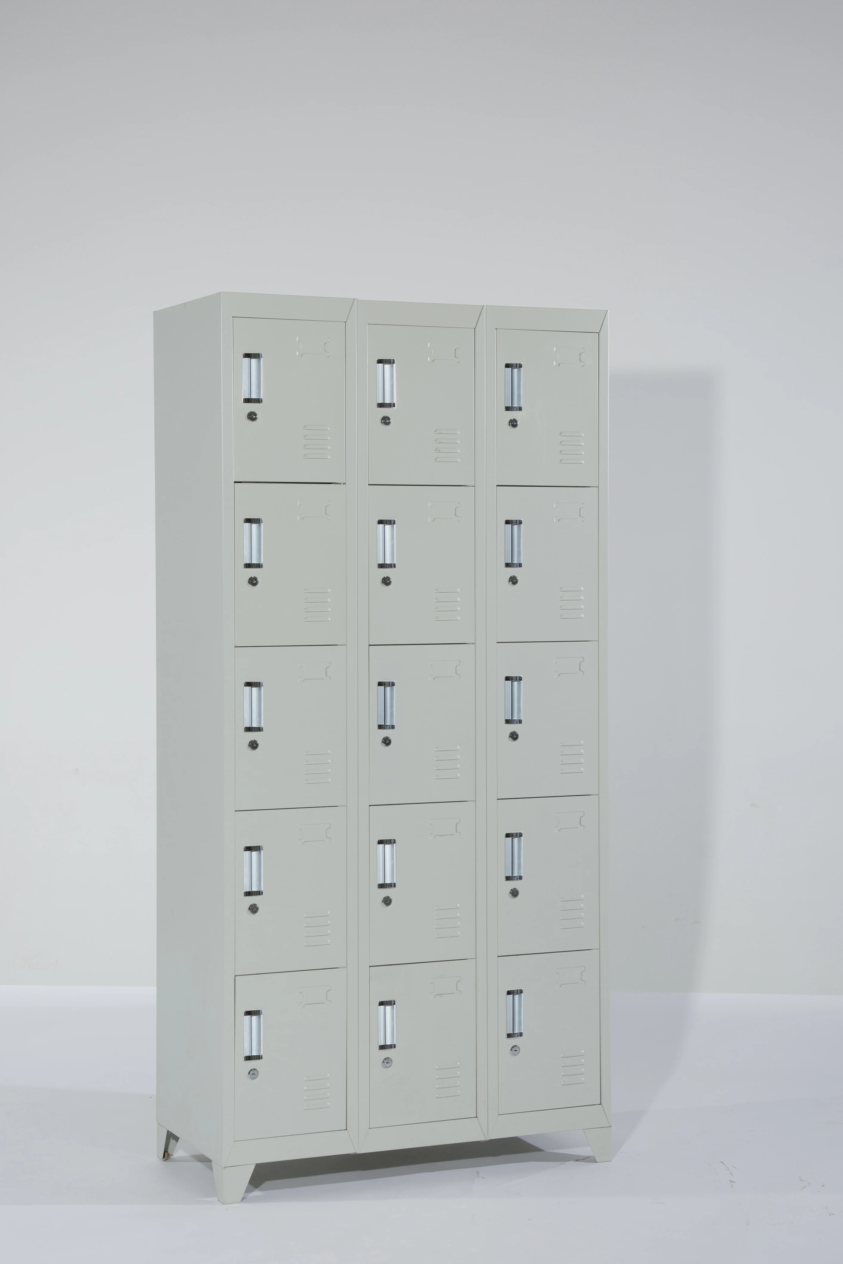 Modern 15 Door Storage Factory Steel Staff Locker
