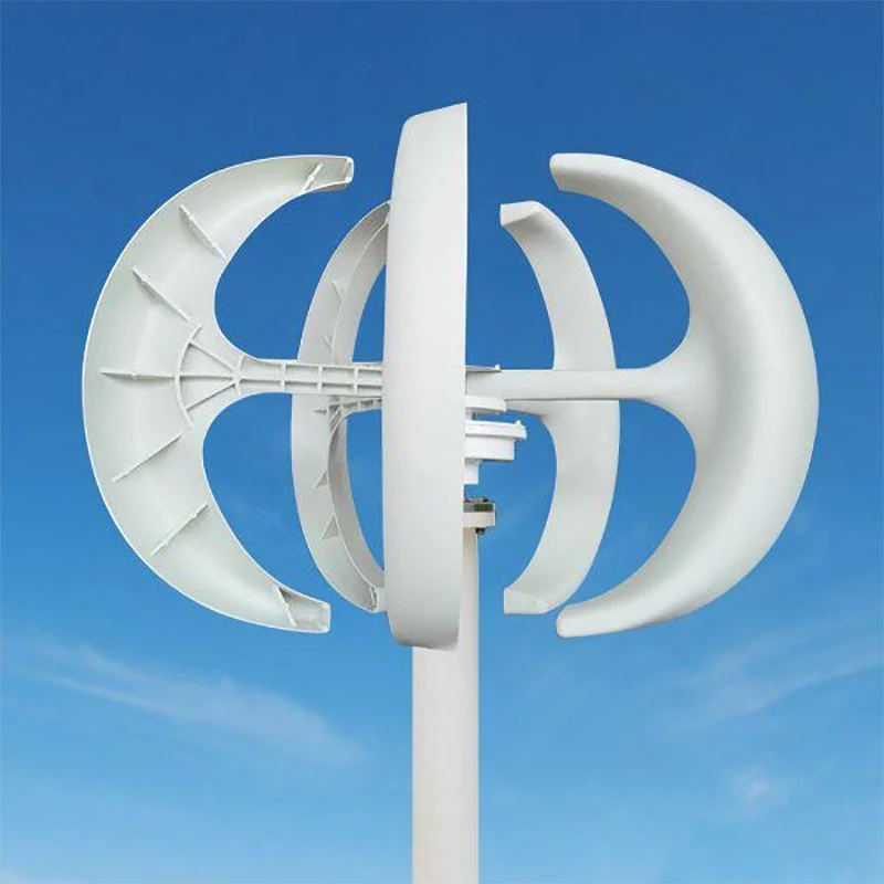 MPPT Low Wind Speed 24 Volt Wind Power Generator Turbine with Vertical Axis