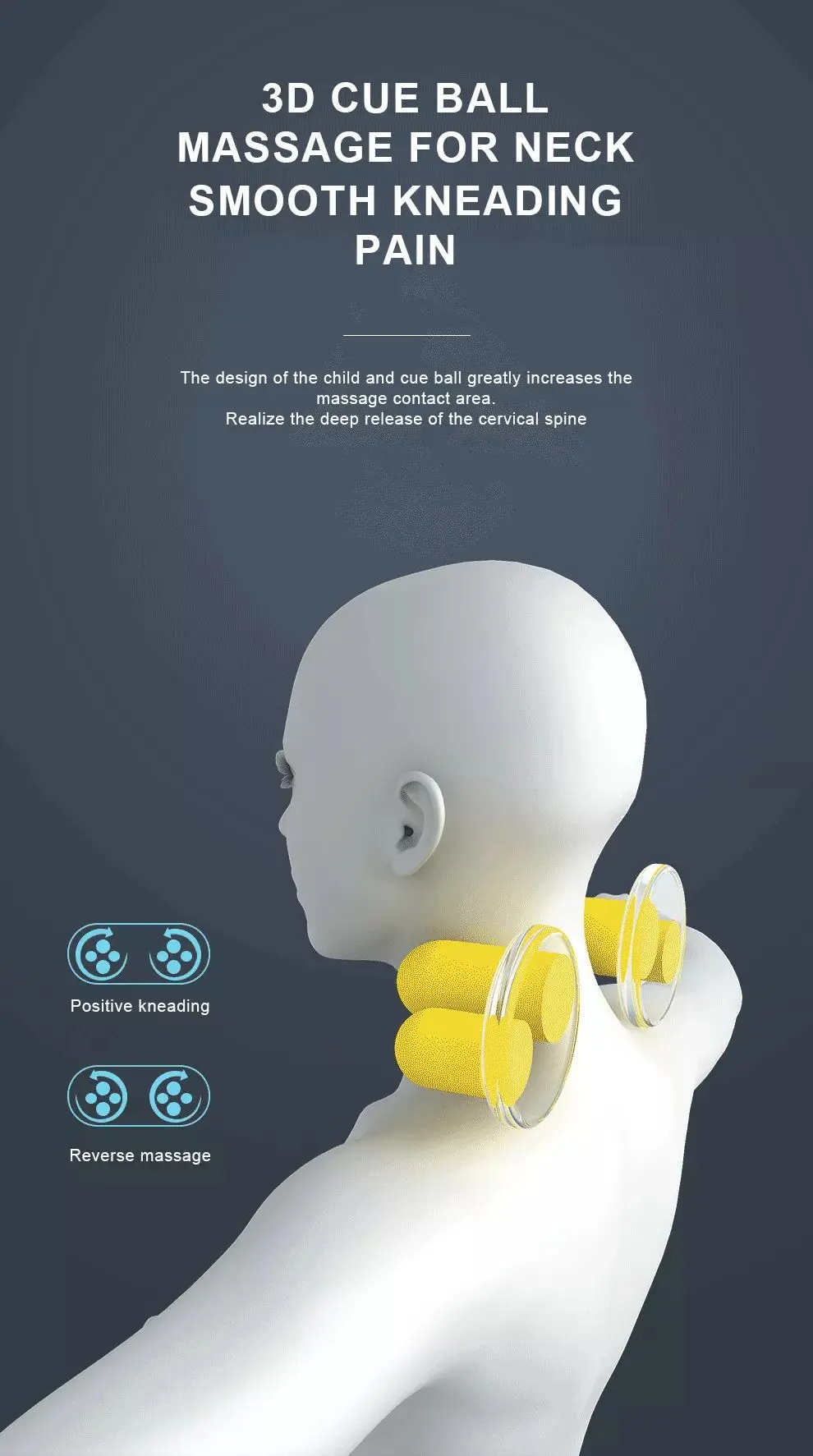 Youmay OEM Portable Neck Back 3D Air Body Kneading Seat Vibration Massage Home Car Electric Shiatsu Massage Cushion Heated