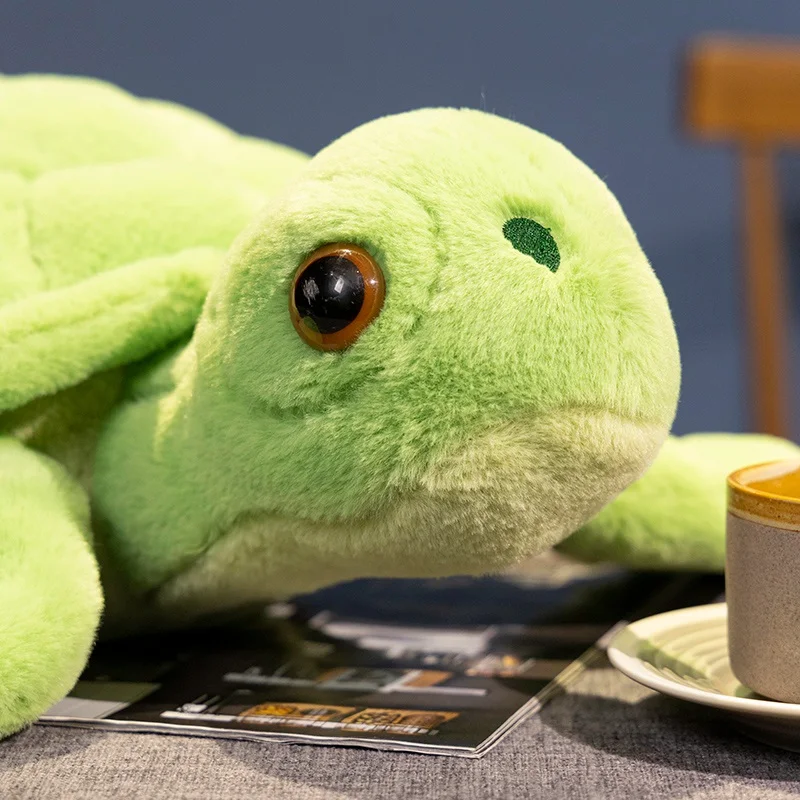 Manufacturer Factory ODM OEM Turtle Plush Toy  Soft Cushion Customized Mascot Stuffed Ocean Animal Plushies Pillow