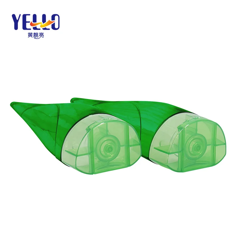 Aloe Vera Shape Eco Green PETG Empty 250ml 400ml Lotion Conditioner Or Shampoo Bottle