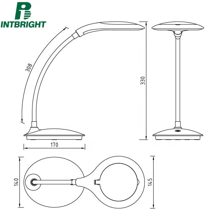 New design 30 SMD LED jewelry nail lamp Magnifying glass desk light