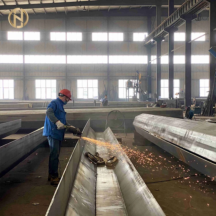 High Quality Galvanized 10m 12m Folding Street Lighting Pole