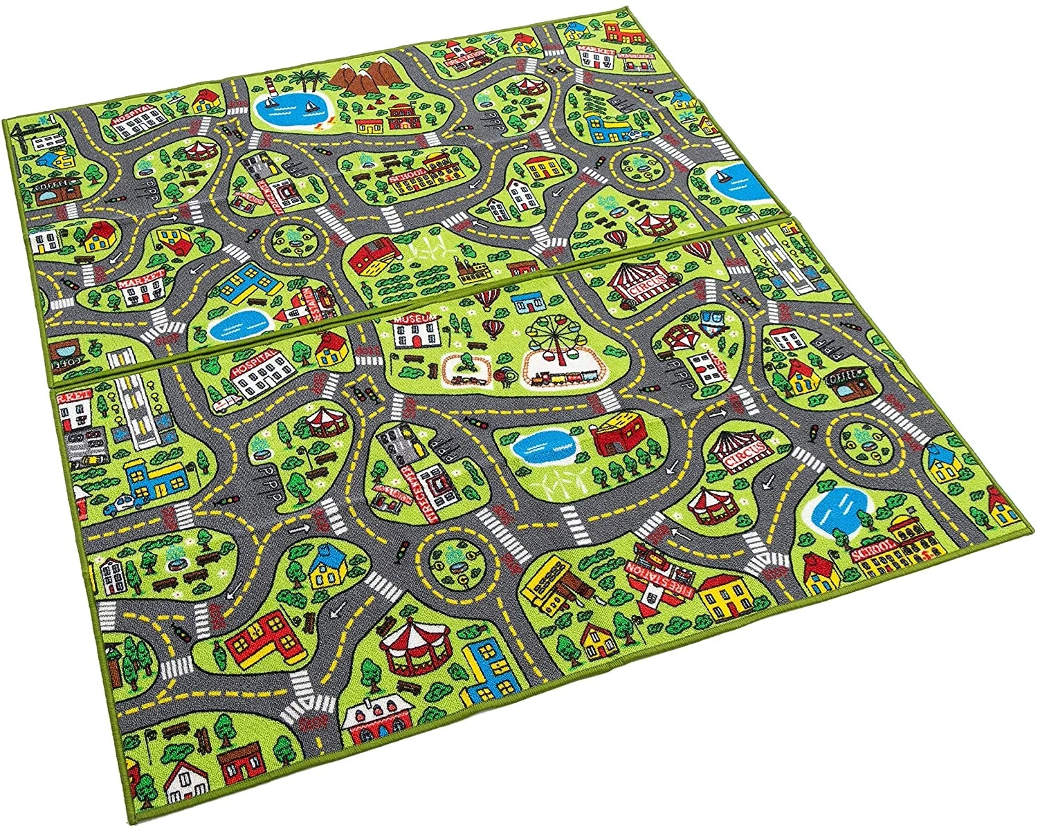 Dongwo hot printed door mat toy car printed pattern bottom non-slip pet mat can be customized