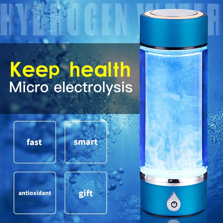 New 380Ml Portable Hydrogen Water Machine Rechargeable Hydrogen-Rich Water Glass Health Cup Suitable For Family Travel