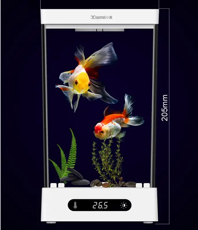Factory Home Premium Food grade Fish Tank Aquarium Smart Fish Tank with RGB light