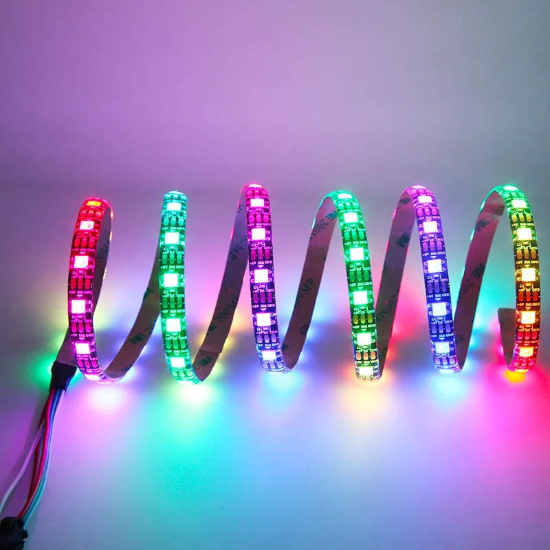 Индивидуальные горячие продажи 5 м smd 2835 светодиодные полосы RGB 24Key ИК пульт дистанционного управления адаптер Dotless гибкий COB света