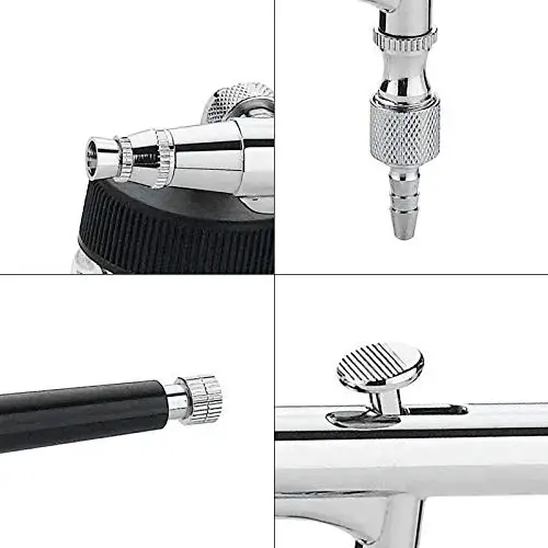 Dual-Action Gravity Feed Airbrush Spray Gun Body Painting Cake Decoration