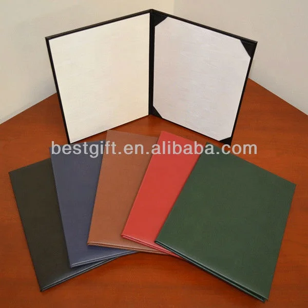 Diploma Holder, Leather Certification Cover