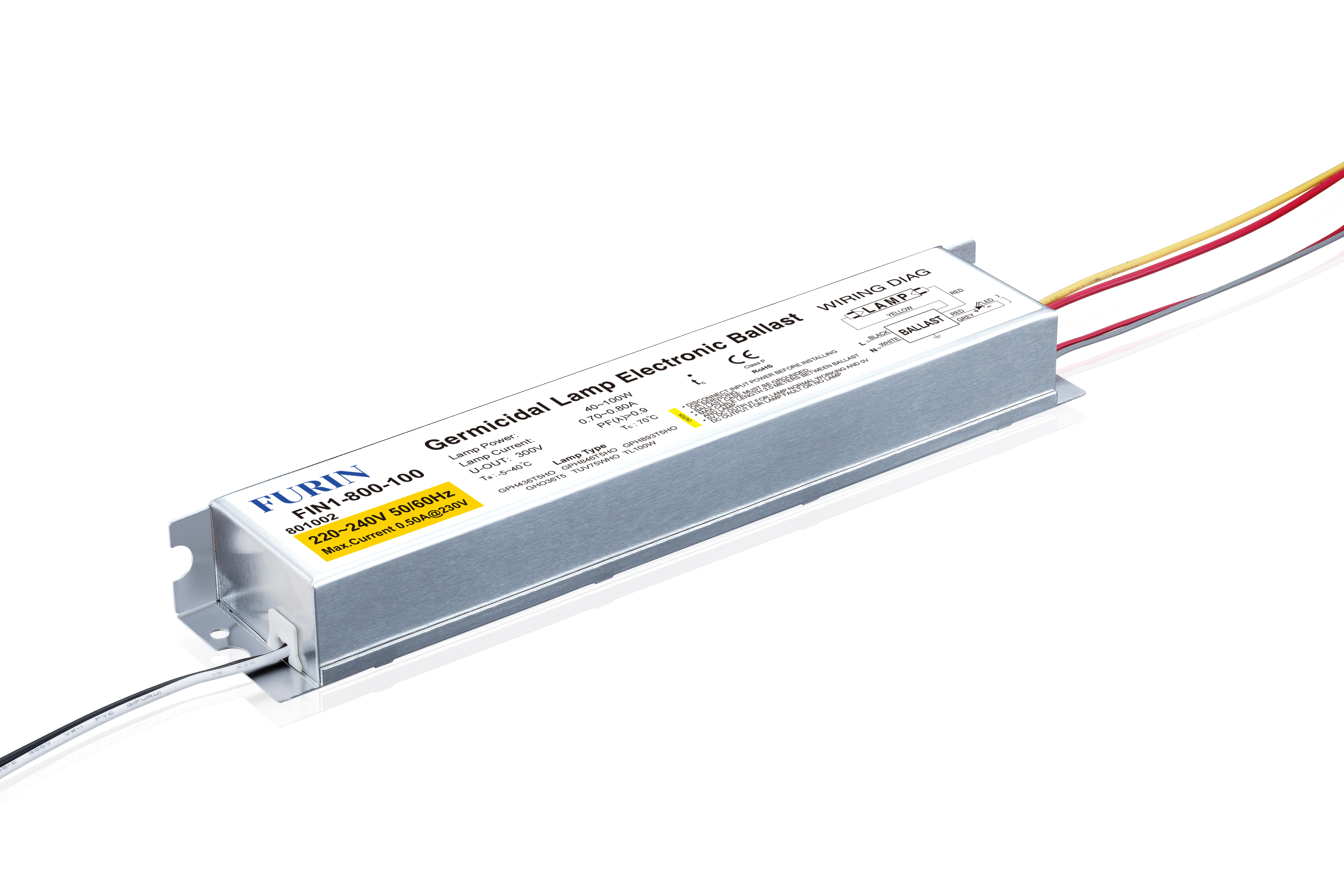 BEASUN Electronic Ballast For 40-100W T5 UV Germicidal Lamp Electronic Ballast