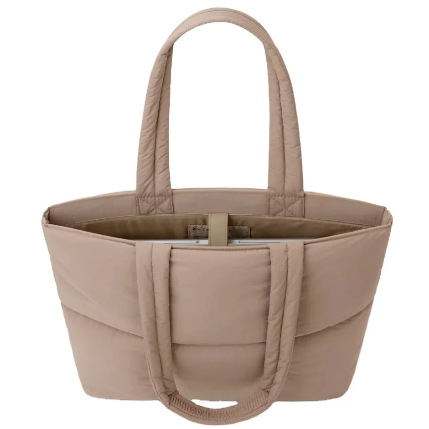 New Fashion Puffer Tote Bag For Women Quilted Puffy Handbag Quilted Tote Bag