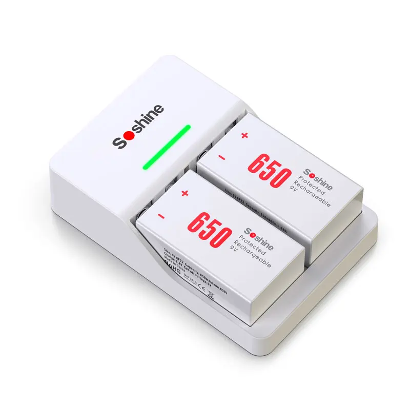  Soshine V1(Ni) 9V li-ion Ni-MH аккумуляторное зарядное