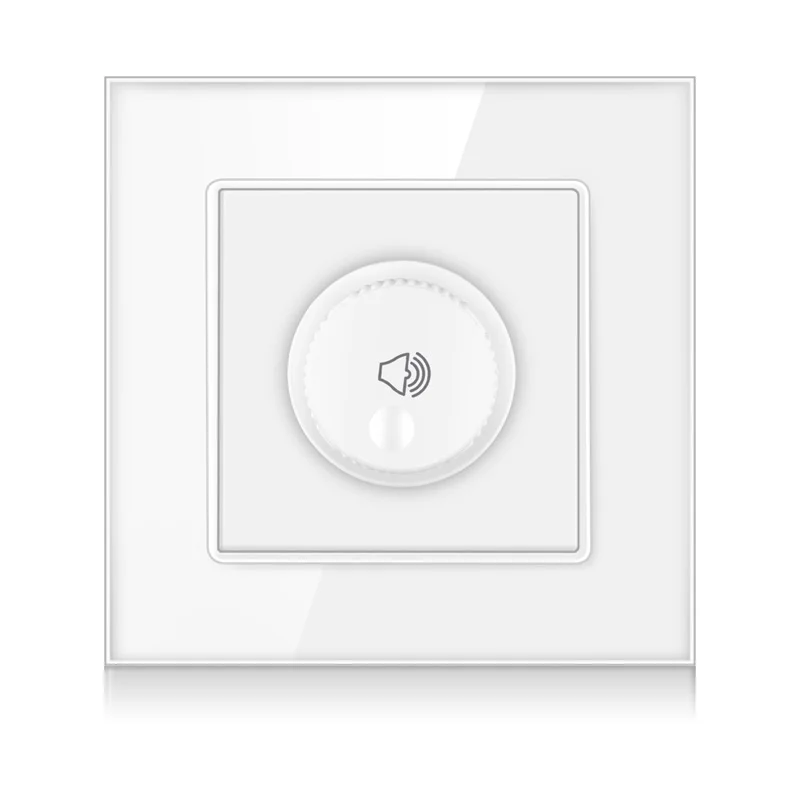 Professional switch factory international universal crystal glass panel tuning wall switch