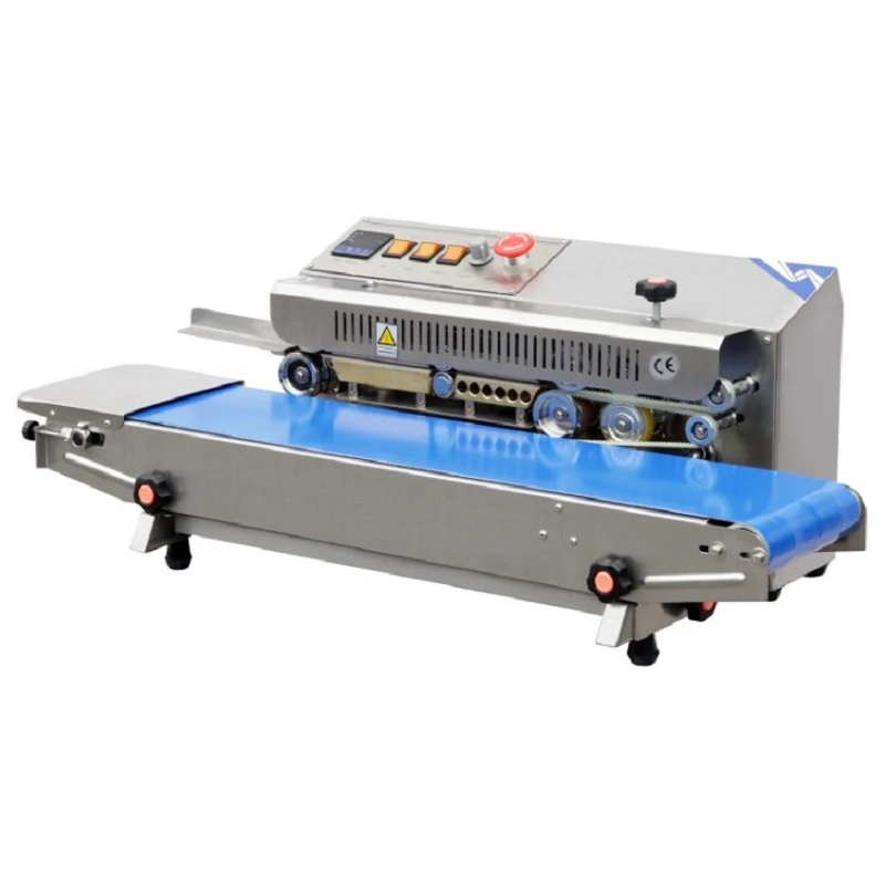 FR-770I HUALIAN good quality suitable for euro market with Stainless steel base board embossing coding band Sealer Machine