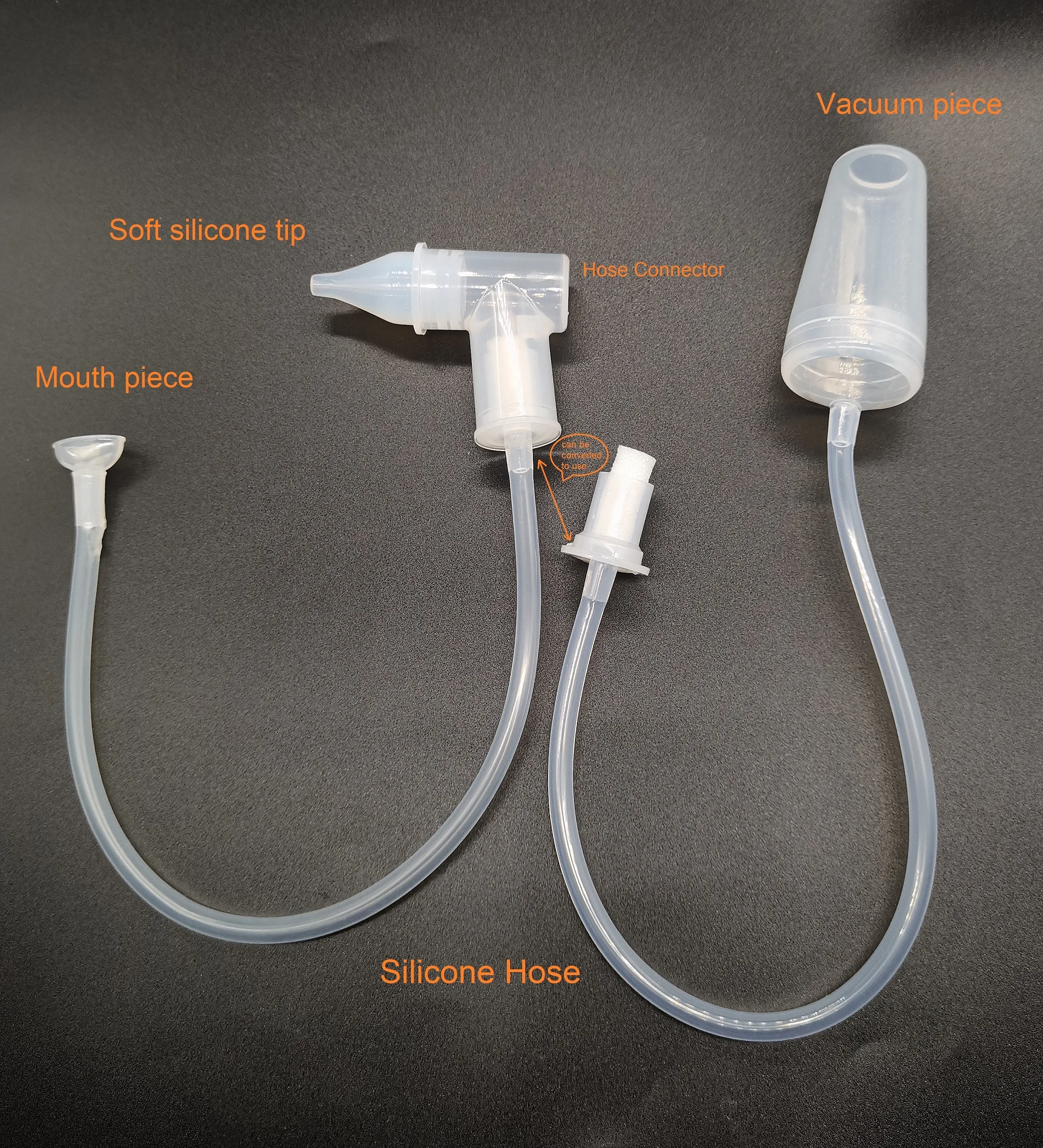 Best-selling Baby manual Nasal Aspirator with Vacuum Function, BPA free Babi nose Aspirator with Soft Silicone Tips