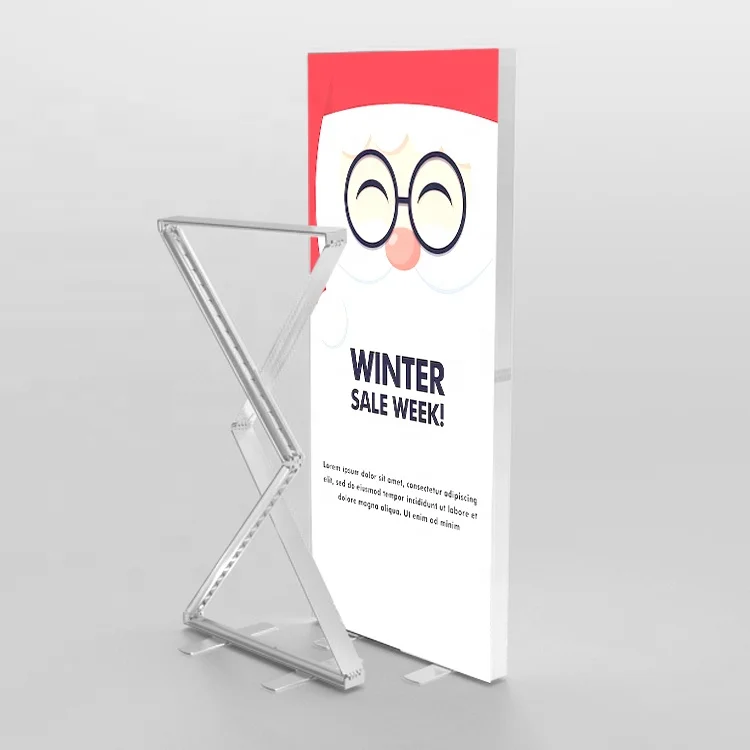 Lintel 10s Assembly Advertising Led Light Box 6*3 Portable Display Collapsible Aluminium Fabric Light Box Part