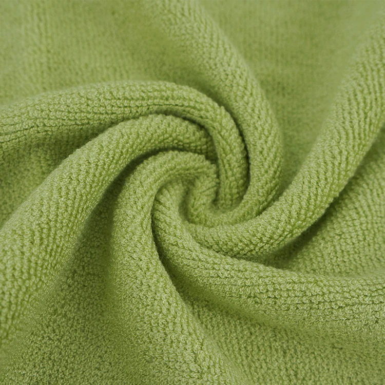 
OEKO-TEX Robe fabric 70% Viscose bamboo 28% Organic cotton 2% polyester single side loop terry wholesale fabrics suppliers 