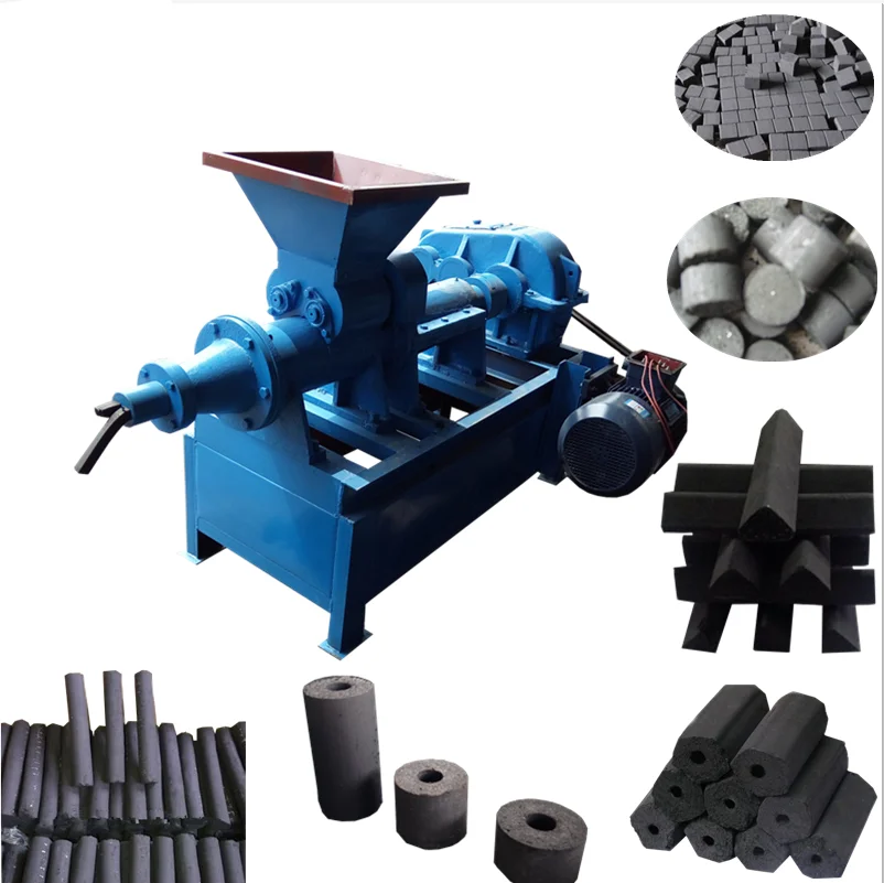 Hot sale coal powder press/extruder/charcoal Briquette Extruder / coal stick maker