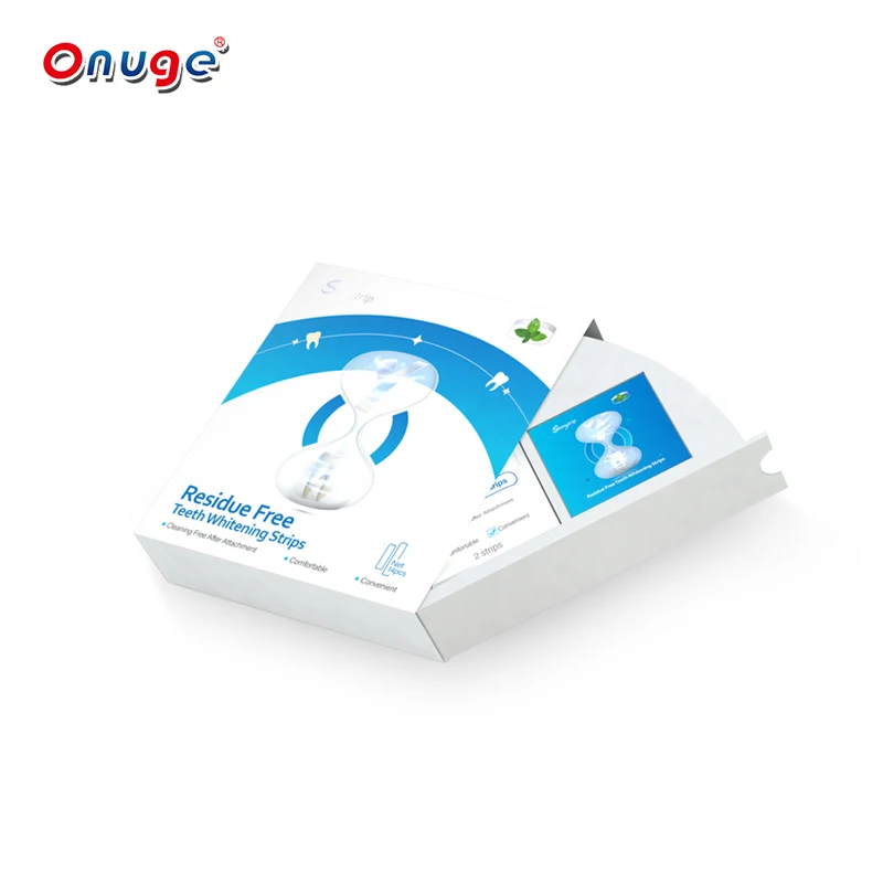 Safe formula white strip 100% Residue Free teeth whiting 28pcs/box whitening strips