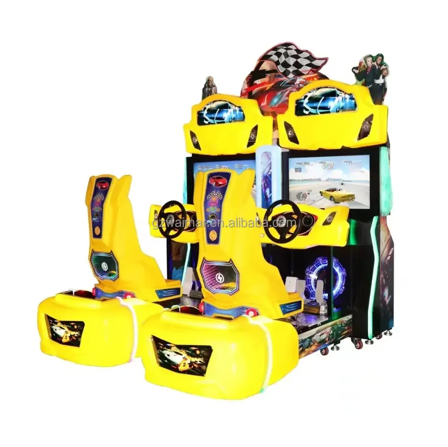 Cheap Price Hot Coin Operated Driving Simulator Racing Car Arcade Car Racing Game Machine For Sale