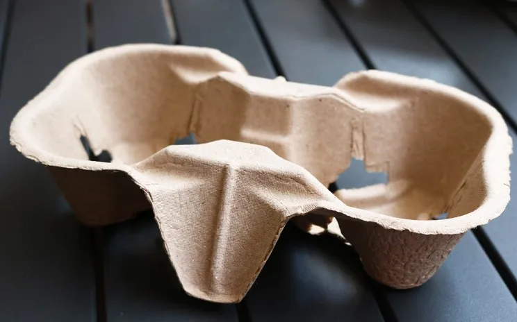 Биоразлагаемая одноразовая целлюлозная салфетка для напитков, бумажных стаканчиков, поднос, две упаковки с поддержкой