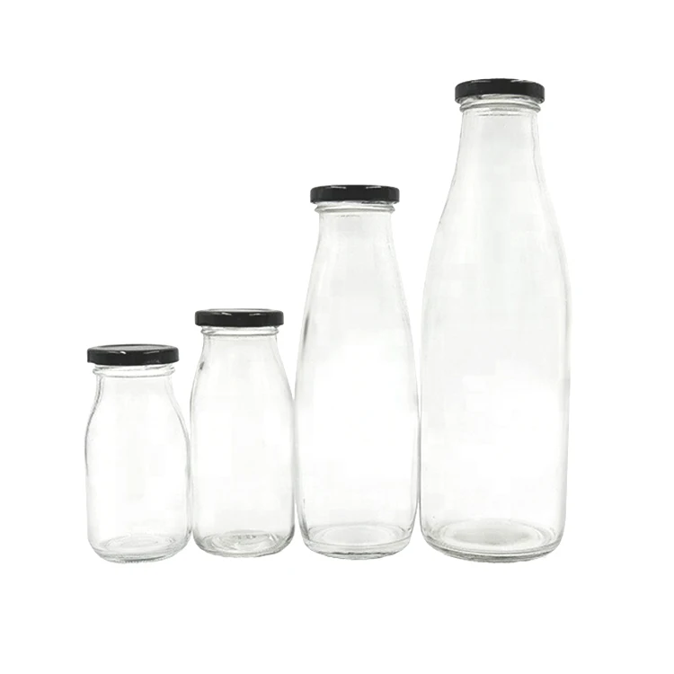 1000ML dairy milk glass bottles