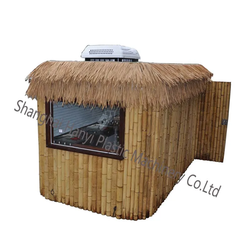 Interior Material 304 Stainless Steel Kitchen Bamboo Food Trailer For Fried Yogurt Machine