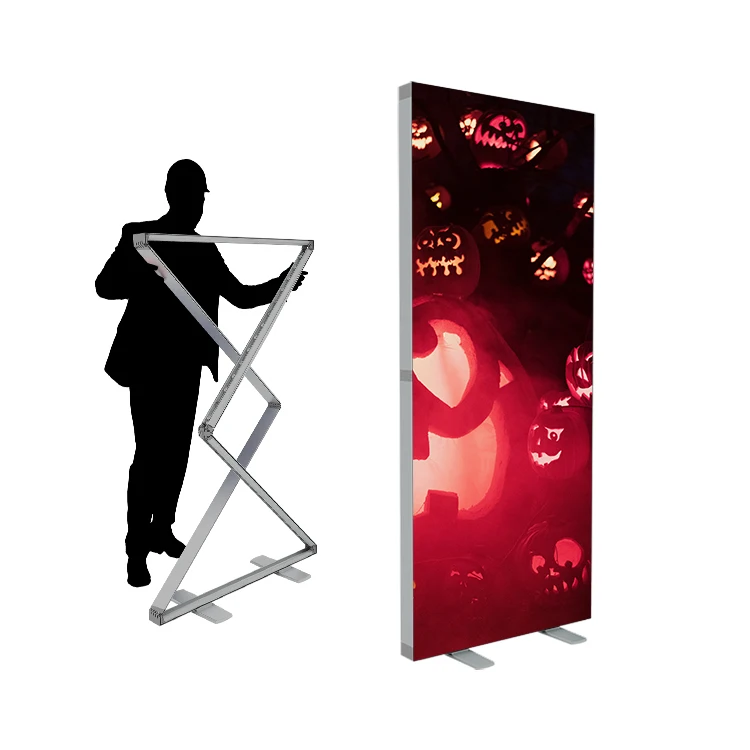 Lintel двухсторонний рекламный светодиодный световой короб Seg Light Box выставочный всплывающий дисплей 10s собрать дисплеи