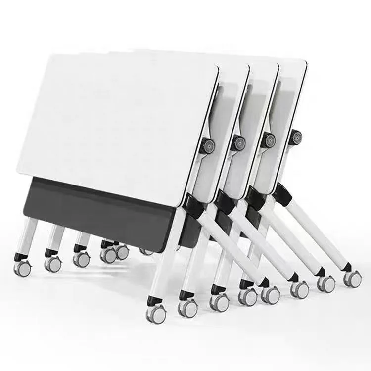 Simple Mobile Reception Table Combination Folding Conference and Training Desk for School Furniture