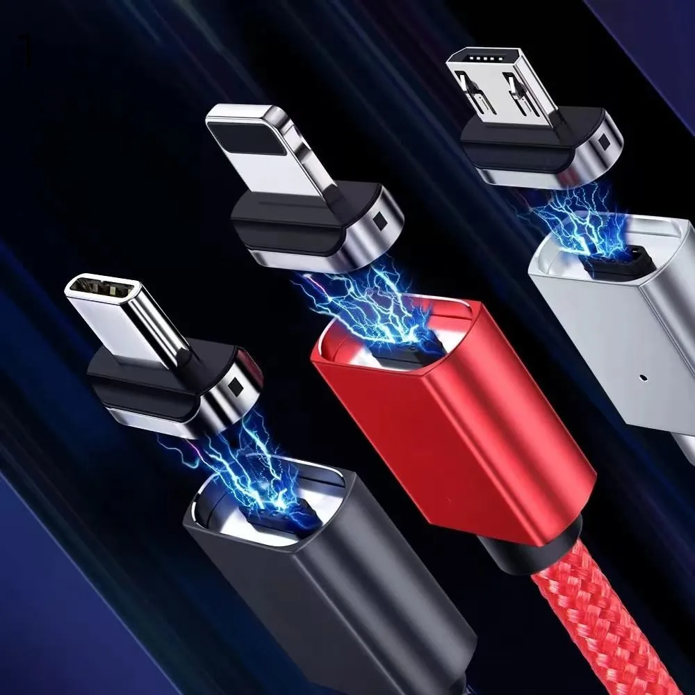 Free Sample Magnetic Cable Micro usb Type C Fast Charging Type-C Magnet Charger Wire usb c For iphone 14 X Xr usb cable