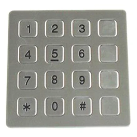 Нержавеющая сталь клавиатуры с 16 клавишами JR-KP-09