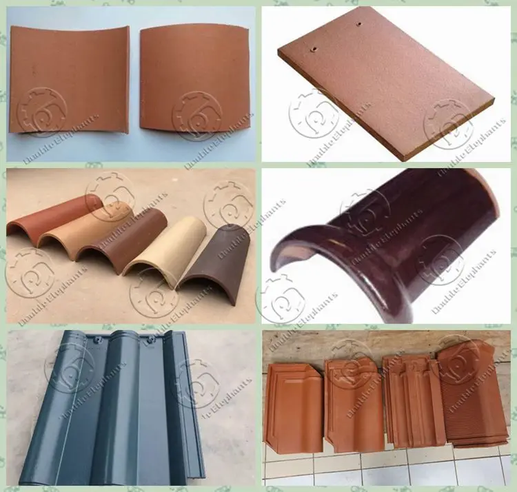 Small Clay Roof Tile Press Machine,Tile Making Machine,clay roof tile production line