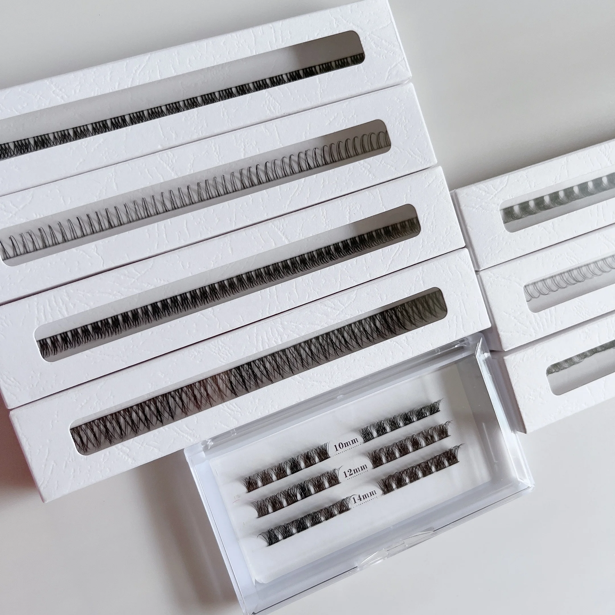 Diy Lash Kit Private Label Eyelash Cluster 3D Effect Segmented Diy Lashes Extension With Diy Lash Glue