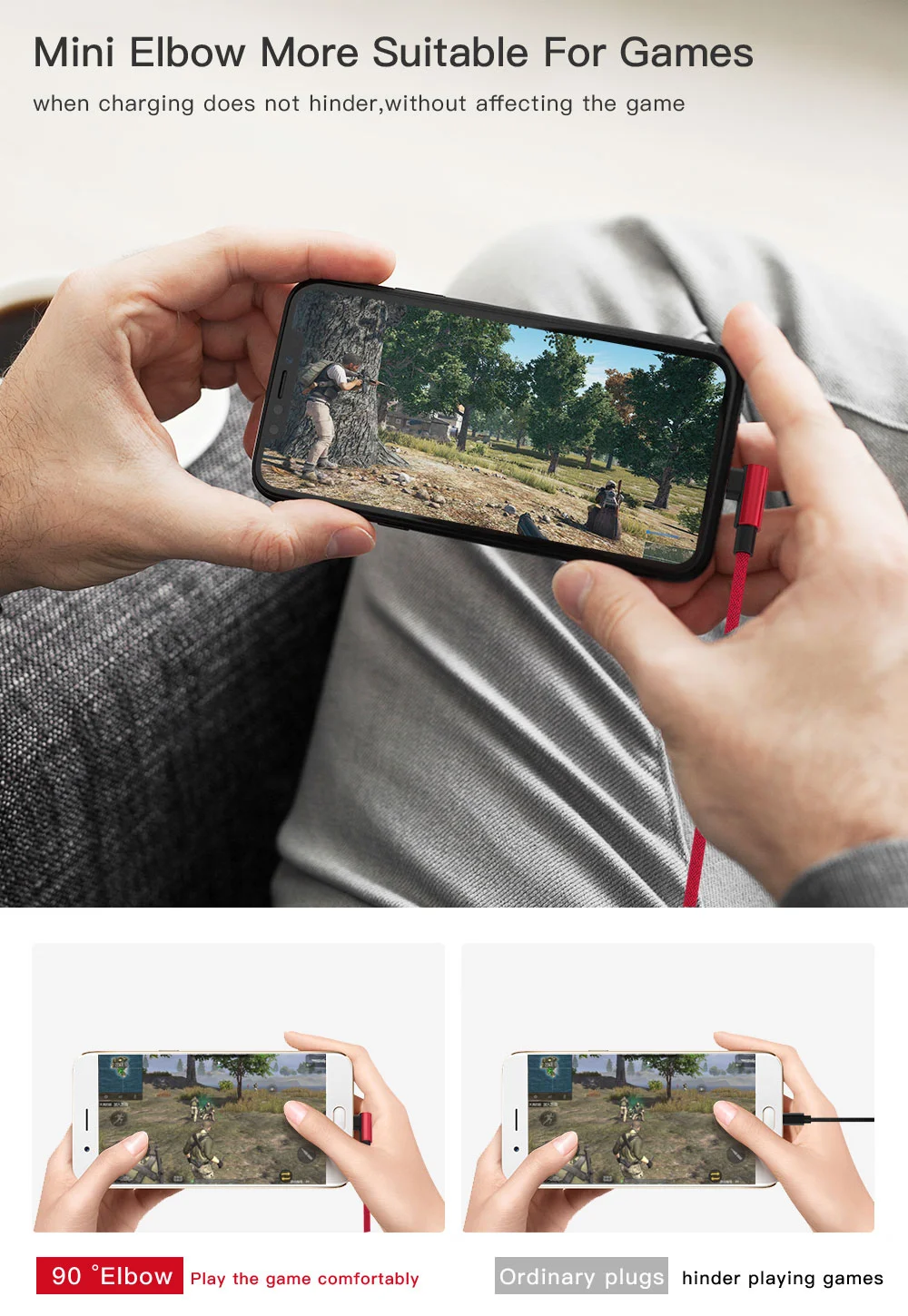 Высококачественный USB-кабель для передачи данных 90 градусов кабель быстрой зарядки iPhone Sumsung Huawei и Xiaomi